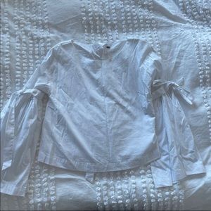 White free people blouse